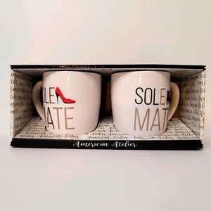 American Atelier Mugs Sole Mate Coffee Cup Set